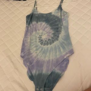 Forever 21 Tie -dye Body Suit